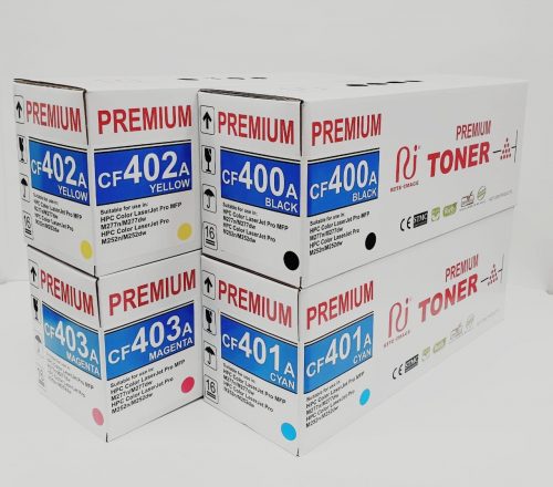 HP CF400X 201X Compatible Color Toner Cartridges