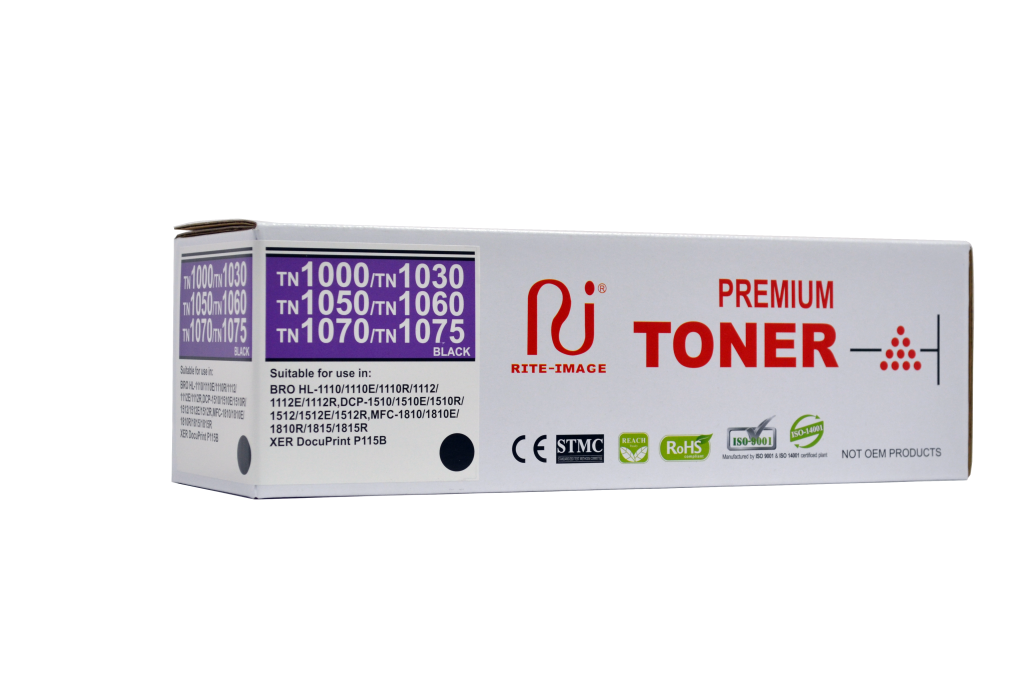 Rite Image Brother TN1000/ TN1030/ TN1050/ TN1060/ TN1070/ TN1075 Premium Compatible Toner Cartridge
