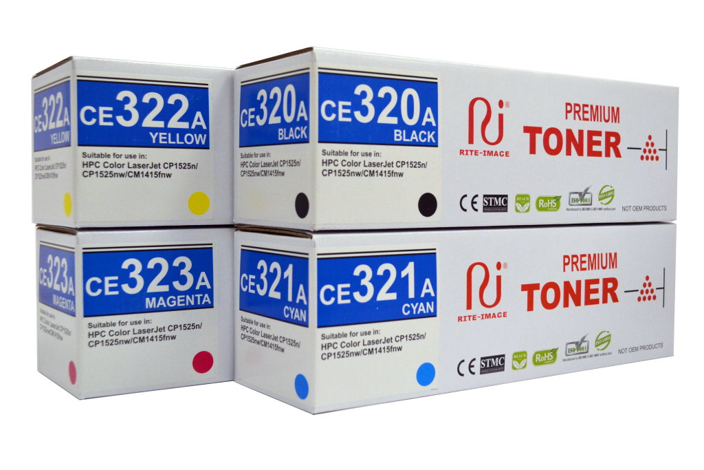 HP 128A Compatible Color Toner Cartridges